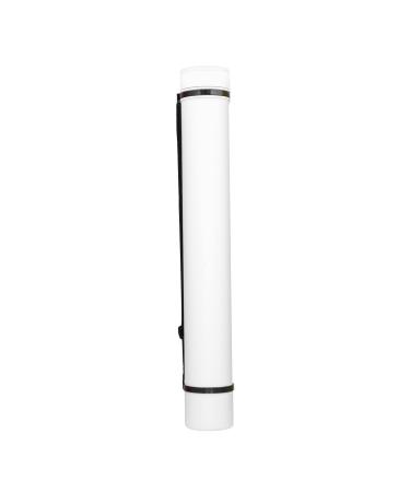 Blueprint Tube  Poster Storage Tube Waterproof Moistureproof Large Capacity Environmentally Friendly Plastic with Strap for Outdoor for Storage for Travel(White)