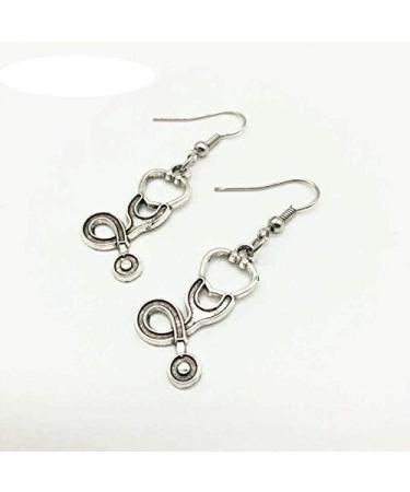 Stethoscope & Syringe Earrings - Ambulance Earrings | 2 Pairs - International Shipping Available - Buy Online on SooperMarket.com