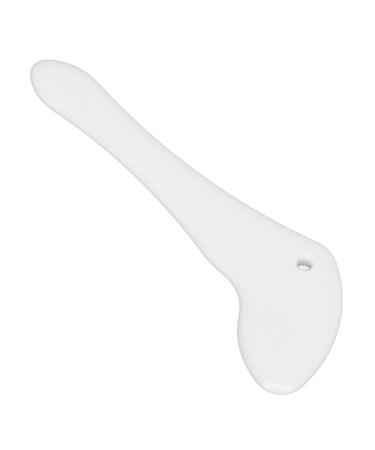 Buy Ceramic White Gua Sha Board - Portable Skin Care Massage Tool for Body & Face - Buy Online on SooperMarket.com