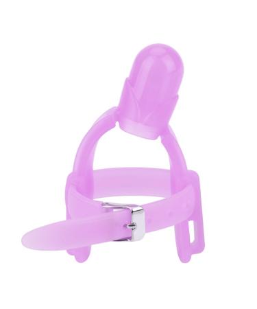 Adjustable Thumb Sucking Finger Protector for Babies & Toddlers - Silicone Teething Ring in Purple - Buy Online on SooperMarket.com