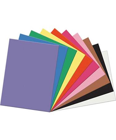 PACON SunWorks Heavyweight Construction Paper 18 x 24 Inches Assorted Colors Pack of 50