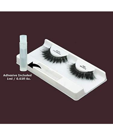 ZURI Fauxmink False Eyelashes | XD/8D X-Dimensional Natural False Lashes | False Eyelashes Natural Look | Thick Eyelashes With Lash Applicator | Natural Eyelashes with Glue | Mink Eyelashes Style #999 - Buy Online on SooperMarket.com