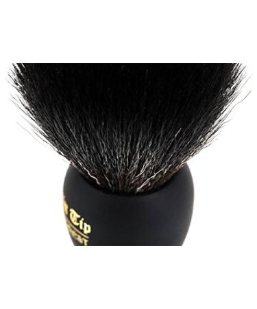 Satin Tip Pure Shave Brush - Synthetic Black Bristles Soft Touch & Case | International Shipping Available - Buy Online on SooperMarket.com