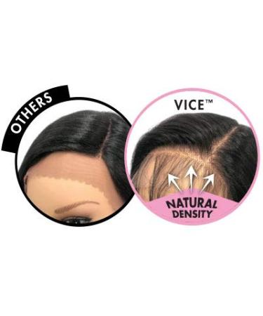 Sensationnel Vice Lace Front Wig - HD Transparent Lace, Pre-Plucked Hairline, 5 Deep Part - Vice Unit 02 (1B) - Buy Online on SooperMarket.com