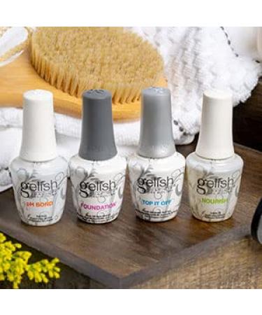 Gelish Fantastic Four Essentials Collection Soak Off Gel Nail Polish Kit 0.5 Fl Oz - Pack of 4 - Buy Online on SooperMarket.com