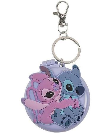 Peers Hardy Disney Lilo & Stitch Blue/Pink Compact Mirror & Hairbrush Keychain - Buy Online on SooperMarket.com
