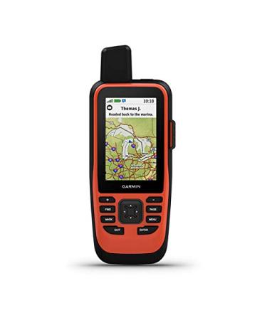 Garmin GPSMAP 86i, Floating Handheld GPS with Button Operation, Inreach Satellite Communication capabilities, Stream Boat Data From Compatible Chartplotters GPSMAP 86i Handheld GPS