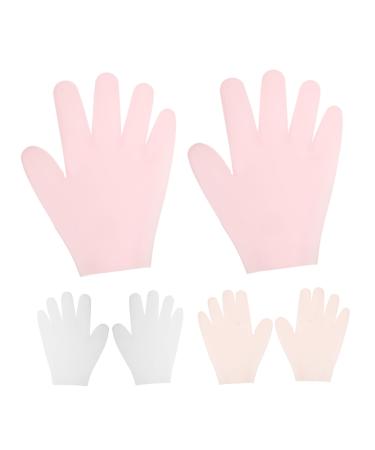 PLAFOPE 3 Pairs Cover Hands Moisturizing Repairing Gloves Lotion Gloves Silicone Gloves Overnight Moisturizing Gloves Hand Moisturizer Gloves Moisturizing Hand Covers