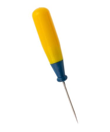 Heavy Duty Bookbinding Sewing Work Awl with Plastic Handle - Quick Small Scratch Craft Awls Punch Leather Tool