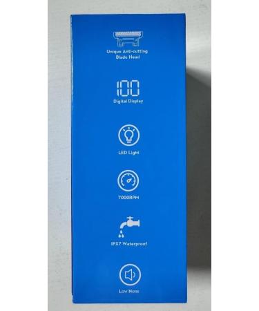Men's Body Hair Trimmer - IPX7 Waterproof, Wet/Dry Groomer with LED Light & Digital Display - Buy Online on SooperMarket.com