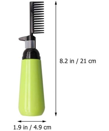 Lurrose 3pcs 130ml Hair Dye Bottle Root Comb Applicator Bottle Hair Coloring Dyeing Dispensing Bottle Container for Home Shop Scalp Treatment Perming Tools (Random Color) - Buy Online on SooperMarket.com