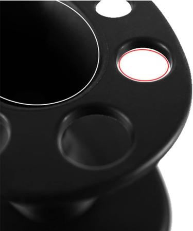 Hair Combs Stand Hair Brush Holder Hair Salon Comb Cosmetic Brush Holder for Salon Barber Shop Black - Buy Online on SooperMarket.com