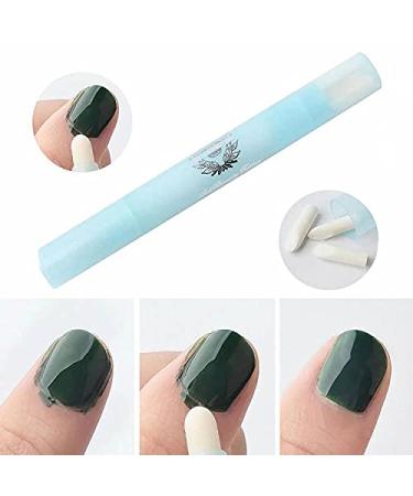 2X Nail Type Distance Pens with Cotton Head - Manicure Corrector Pen & 6 Interchangeable Tips for DIY Nail Polish Correction - Buy Online on SooperMarket.com