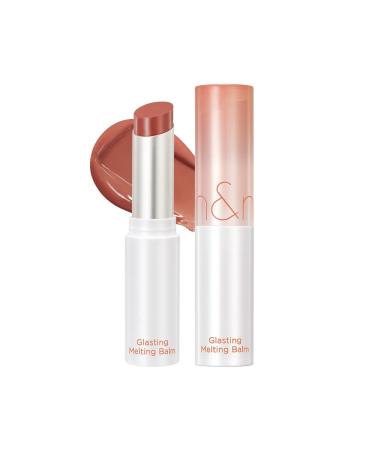 rom&nd Glasting Melting Balm 3.5g  05 NOUGAT SAND  Glossy  Pump Lips  Moisture  Translucent  Water Bomb  High Pigmented  Vegan