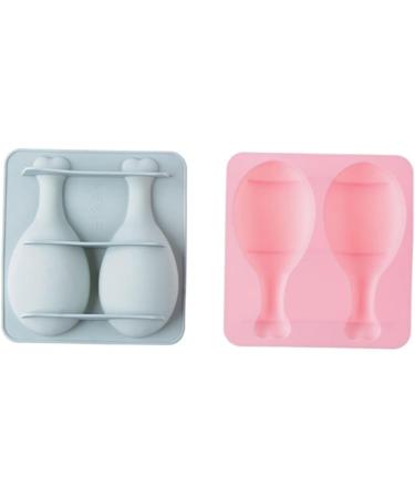 MAGICLULU 4 Pcs Sugar Mold DIY Chocolate Fondant Silicone Cake Mold for Home Pudding Mold Mold Silcone Molds Demould Silicone Candy Mold Silicone Molds DIY Baking Molds Fudge Drumstick 15.8*14.9CM x2pcs - Buy Online on SooperMarket.com