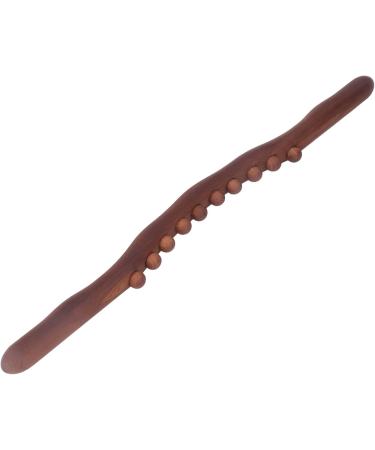 10 Massage Points Gua Sha Tools - 2 Pack Wooden Massage Sticks for Back & Leg Relief | International Shipping - Buy Online on SooperMarket.com