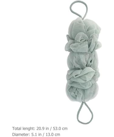 Buy Cabilock 6 pcs Exfoliating Body Scrubbers - Long Bath Ball & Back Washer for a Spa-Quality Shower Cleanse | International Shipping Available - Buy Online on SooperMarket.com
