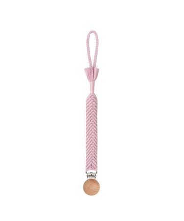 TIAN-K Vintage Simple Newborn Pacifier Chain | Cotton Tassel Teething Ring | Safe & Stylish Baby Essential - Buy Online on SooperMarket.com