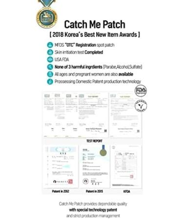 Hydrocolloid Pimple Patch 60ea - Acne Spot Blemish Catch Me Patch - 60Pcs - Buy Online on SooperMarket.com