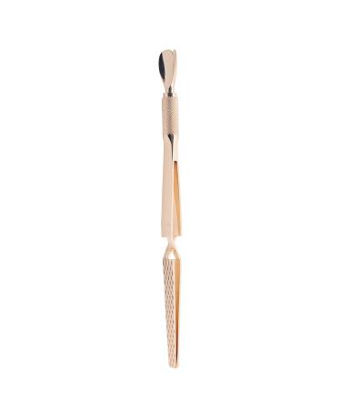 Nail Art Tool Nail Shaping Nail Glue Removal Clamp Stainless Steel Clip (Gold)