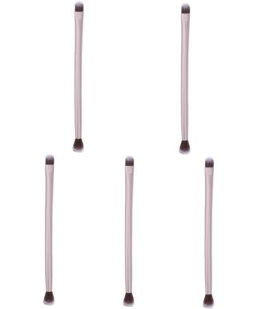 FOYTOKI 5pcs Double Ended Cosmetic Blending Eyeshadow Brush Double Sided Eyeshadow Brush Eyebrow Brush - Buy Online on SooperMarket.com