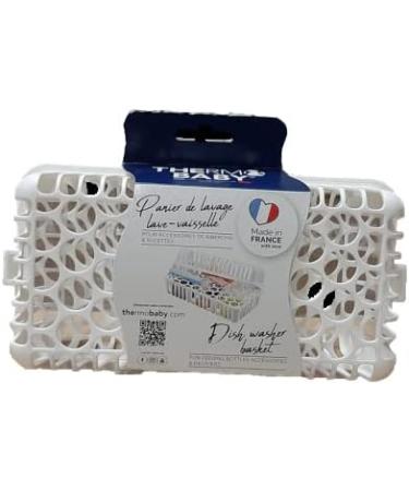 Thermobaby Dishwasher Basket - White | Convenient Baby Bottle Cleaning Solution - Buy Online on SooperMarket.com