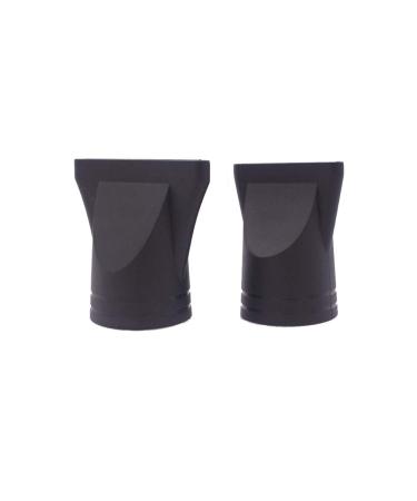 2Pcs(Non-Universal) Professional Plastic Hair Dryer Diffuser Drying Cover Narrow Concentrator Replacement Blow Flat Hairdressing Salon Styling Tool Only Special for Outer Diameter 4.5cm (Black)