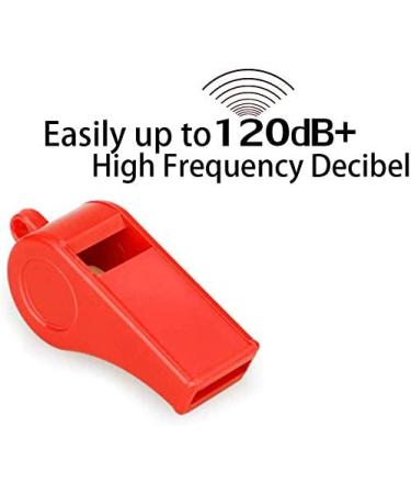Fya Whistle Red Emergency Whistle 2PCS with Lanyard - Super Loud Plastic Whistle for Self-Defense, Lifeguard & Emergencies - Buy Online on SooperMarket.com