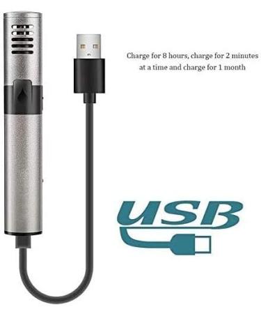 Nose and Ear Hair Trimmer - USB Rechargeable Waterproof Facial Hair Clipper for Men & Women - Dual Edge Blades for Easy Cleansing - Buy Online on SooperMarket.com
