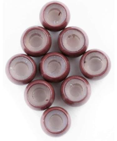 400pcs Brown Vlasy Silicone Lined Nano Rings Beads for Nano Tip Hair Extensions - Micro Nano Beads | 400 Count - Buy Online on SooperMarket.com