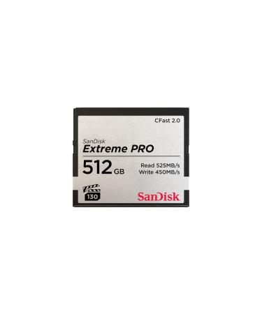 SanDisk 512GB Extreme PRO CFast 2.0 Memory Card - SDCFSP-512G-G46D