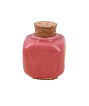 Porcelain Material Nail Art Acrylic Glass Dappen Dish Powder Liquid Bowl Holder Container With Soft Wooden Lid Nail Art Accessories (pink)