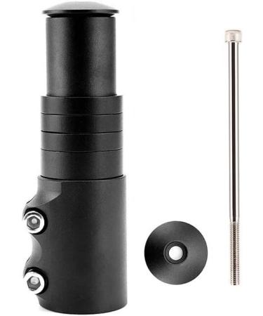 BlueSunshine Bike Handlebar Riser - Aluminum Alloy Black | Bicycle Fork Stem Extender - Buy Online on SooperMarket.com