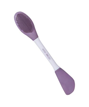 Mikinona Facial Applicator Silicone Cleansing Brush Brush Cleaning Scrubber Applicator Tool Mud Brush Wash Brush Dual Sided Applicator Clay Applicator Plastic Cleaner