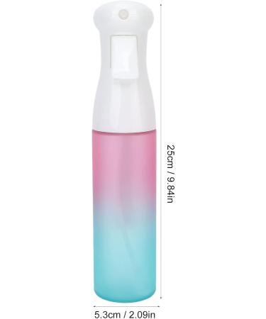 ANGGREK Spray Bottle 300ml Spray Bottle Reusable Proof Plastic Spray Bottle 360 Spray Continuous Mist Ergonomic for Hairstyling neating- Pink Green - Buy Online on SooperMarket.com