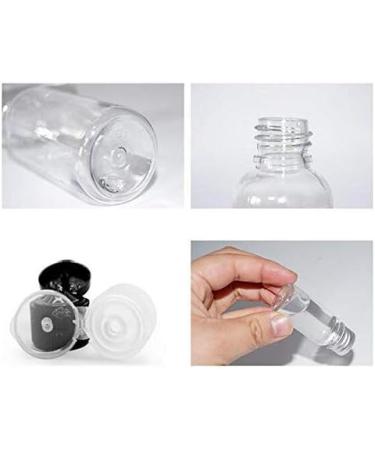 12PCS 20ml/0.67oz Empty Clear Plastic Sample Bottle Travel Container Jar Pot Vial with Flip Lid Perfect for Makeup Emollient Water Shower Gel Emulsion Liquid Comestic Containers (20ml/0.67oz) - Buy Online on SooperMarket.com
