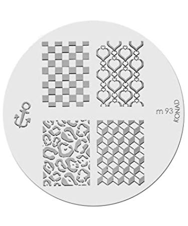 Konad stencil stamping stamping stencil M93