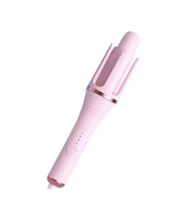 FOYTOKI Fully Automatic Hair Curling Iron Hair Rollers Hair Curler Nylon Pink