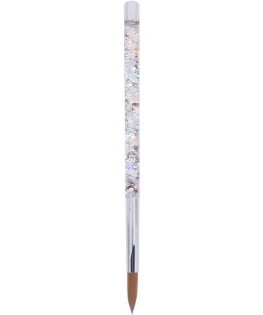 Fivetwofive 2Pc Rose Gold Kolinsky Sable Acrylic Nail Brush with Liquid Flow Glitter Nail Art Brush for Nail Art Tool 14 - Buy Online on SooperMarket.com