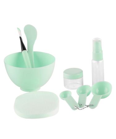 minkissy Makeup makeup tool kit makeup Brush spatulas Puff Soaking Bottle Gauges facial spoon makeup Spray Bottle makeup Bowl makeup mixing large makeup Mask medium Green