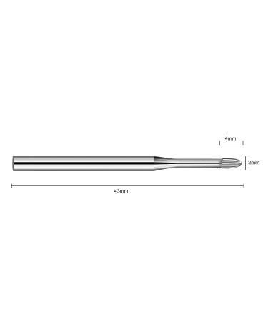 NMKL38 Tungsten Carbide Nail Drill Bits 3/32 - Cuticle Clean Burrs for Electric Nail File Machine | Manicure Tools for Salon - Buy Online on SooperMarket.com