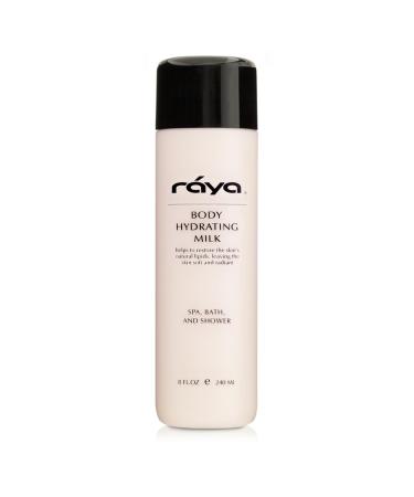 Raya Body Hydrating Milk 8 oz (S-102) | Hydrating Moisturizing and Restorative Body Lotion | Rich in Natural Oils Butters and Vitamins | Calms and Softens 8 Fl Oz (Pack of 1)