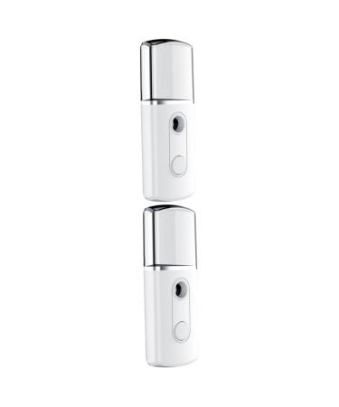 Healeved 2 Pcs Creative Nano Mist Sprayer Steamer Fashion Mist Sprayer Mini Face Spray Device