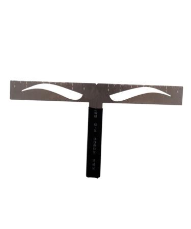 Didiseaon Brow Stencils Eyebrow Ruler Stencil Eyebrow Drawing Tool Three-point Eyebrow Ruler Eyebrow Stencil Kit Artifact Balance