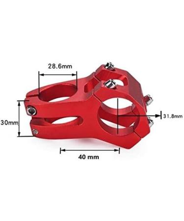 40mm Free-Fly Short Bike Stem Handlebar Riser Extender - Red | For Road, Mountain, BMX Bikes - Buy Online on SooperMarket.com