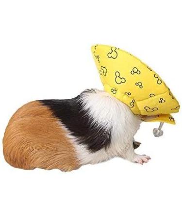 NashaFeiLi Pet Recovery Collar Elizabethan Small Animal Hamster Collar Cone Adjustable Comfy Collar for Hamster Chinchilla Small Pet (S Yellow) S Yellow - Buy Online on SooperMarket.com