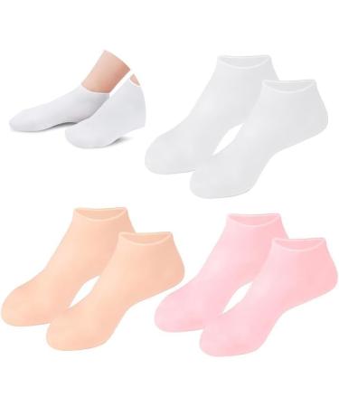 Dajidafu 3 Pairs Moisturizing Socks Foot SPA Pedicure Socks Anti-Drying Sock Repair Heel Protector Foot Care Tool for Woman - Buy Online on SooperMarket.com