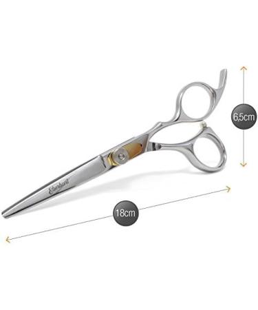 Eberbart Bartscher: Professional Rust-Free Stainless Steel Hair Cutting & Trimming Set with Synthetic Leather Etui & Free Book - Precision Beard & Facial Hair Care 18 cm - Buy Online on SooperMarket.com