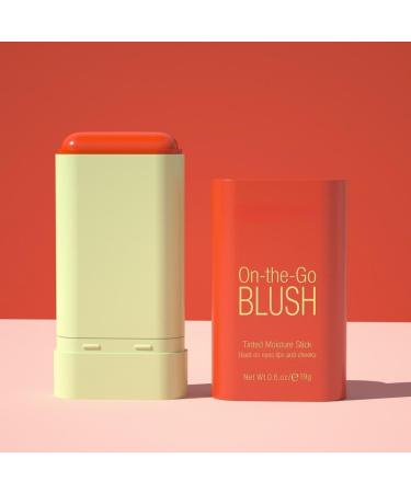 Lovelycat On-the-Go Makeup Blush Stick Tinted Moisture Stick Shadow Lips Cheek Blusher Creamy Makeup Long Lasting Natural Nude Makeup for All Skin (orange) - Buy Online on SooperMarket.com