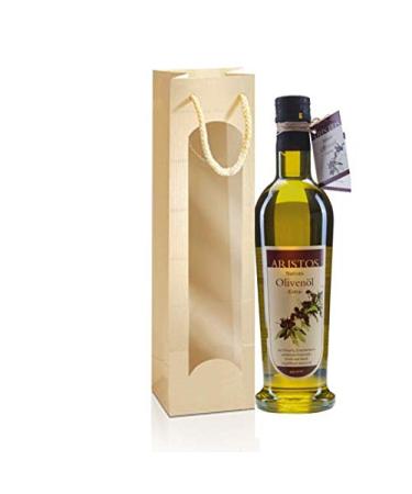 Olive oil gift set | Greek olive oil | Cold pressed Koroneiki | Gift bag with viewing window | ARISTOS
